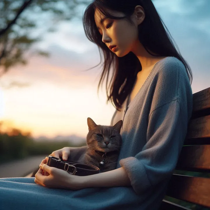 동물 사체 일반쓰레기로 버리는 것이 걱정되는 보호자 모습