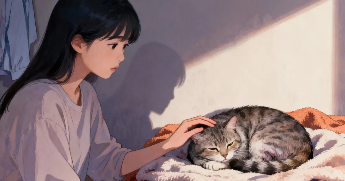 고양이 임종 