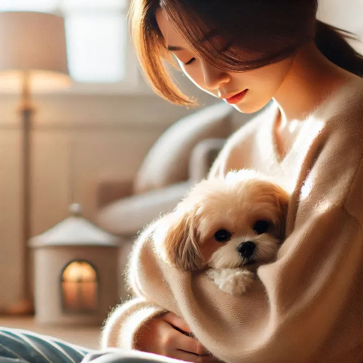 죽은 강아지 살리는 법 해보는 보호자 모습