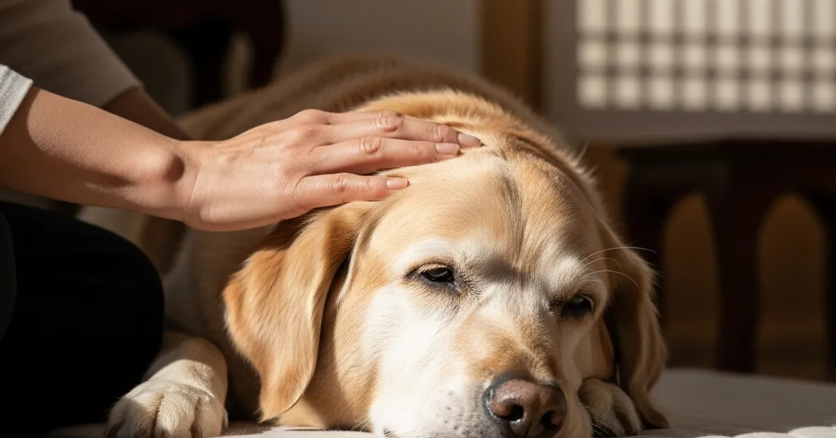 개가 죽기 전에 하는 행동 안내