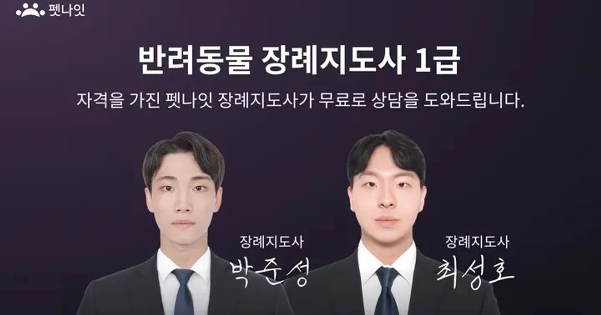 강아지 사체 처리 전 장례 상담 안내