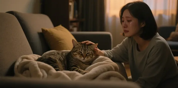 애완견 화장터 시설과 비용을 확인하는 보호자