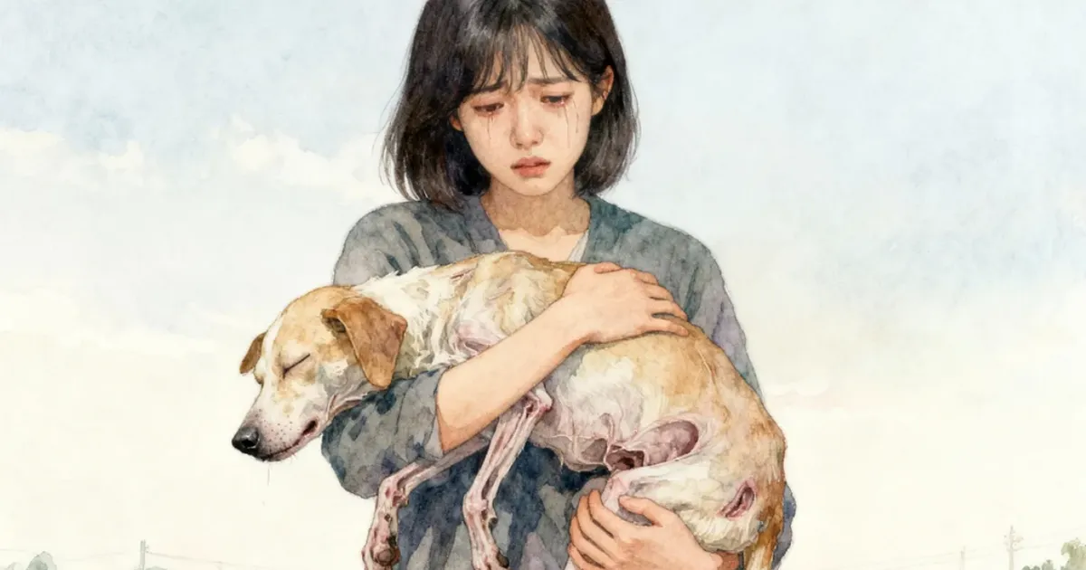 강아지 사후 경직 