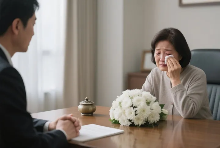 일산반려동물장례식장 상담 받는 모습