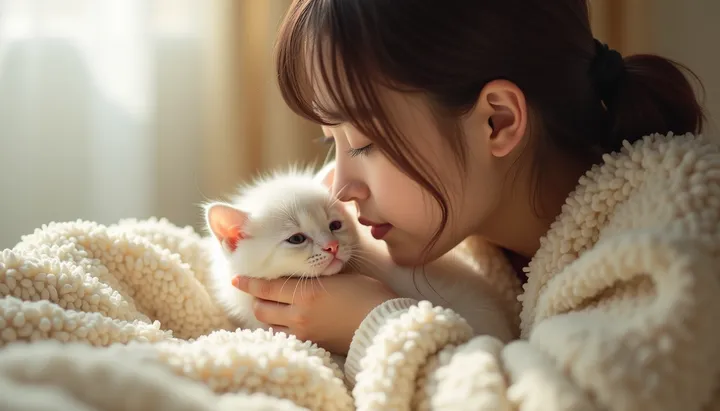 새끼고양이 죽는 이유 알고나서 걱정하는 보호자 모습