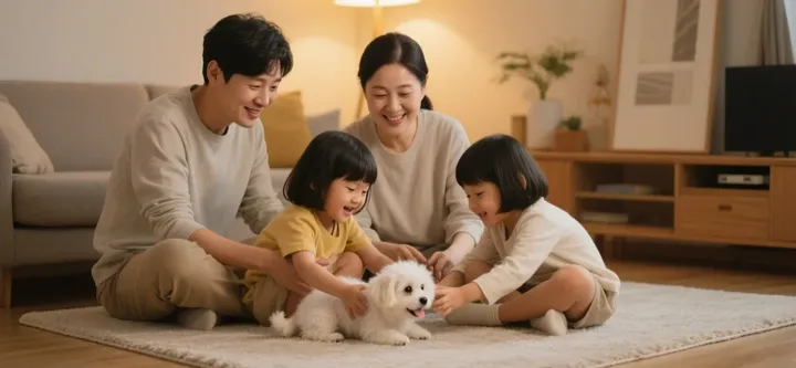 수원 강아지 화장 비용을 확인하는 보호자