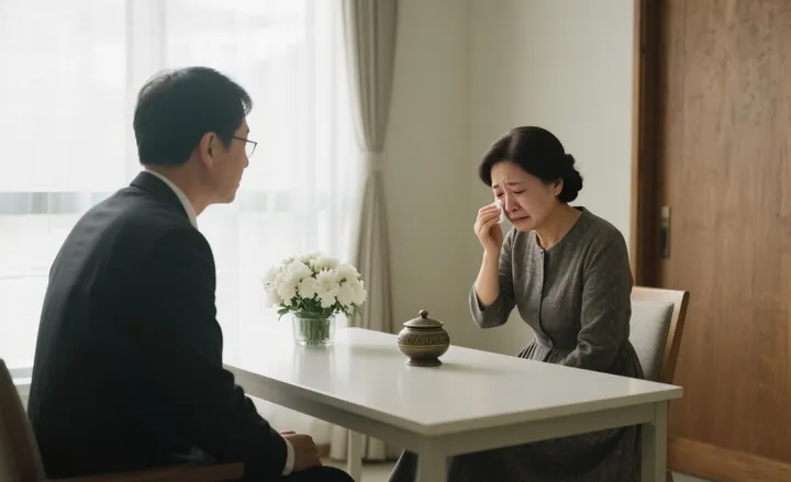 양산반려동물장례식장 상담받는 모습