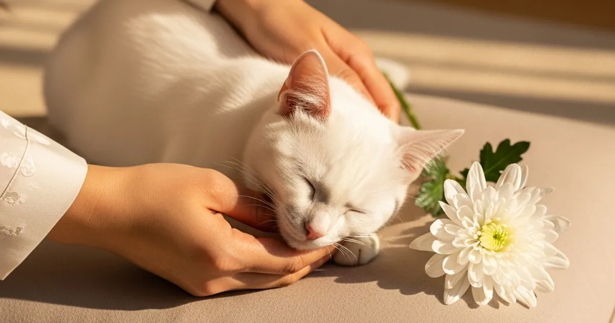 고양이 장례 절차와 유해 수습 안내