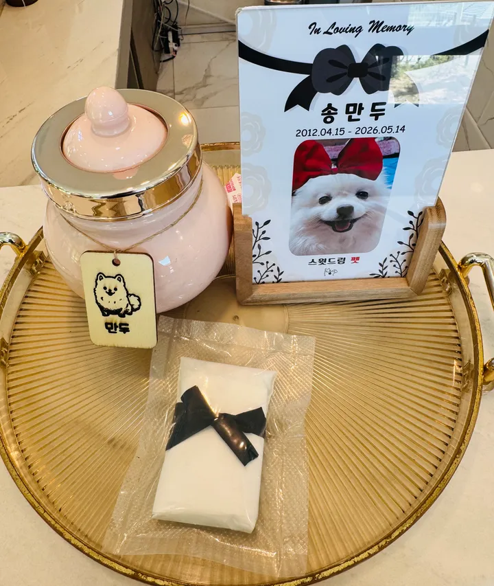 칠곡 반려동물 장례식장 보호자 후기 이미지